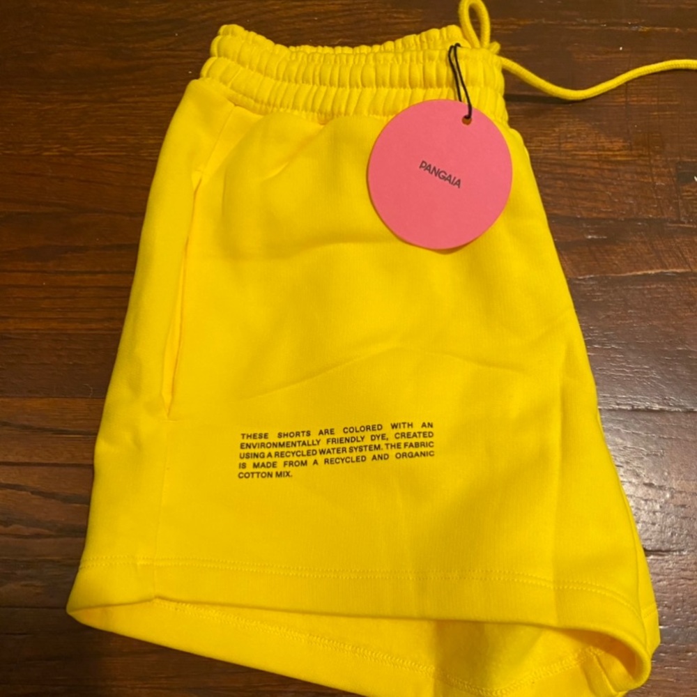 Pangaia Yellow Shorts